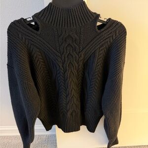 Express Black Cowl Neck Sweater